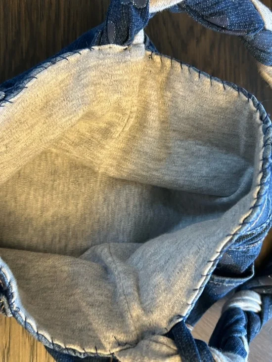 Levi’s Denim Heart-Print Shoulder Bag w Braided Strap - custom-made - Picture 6 of 9